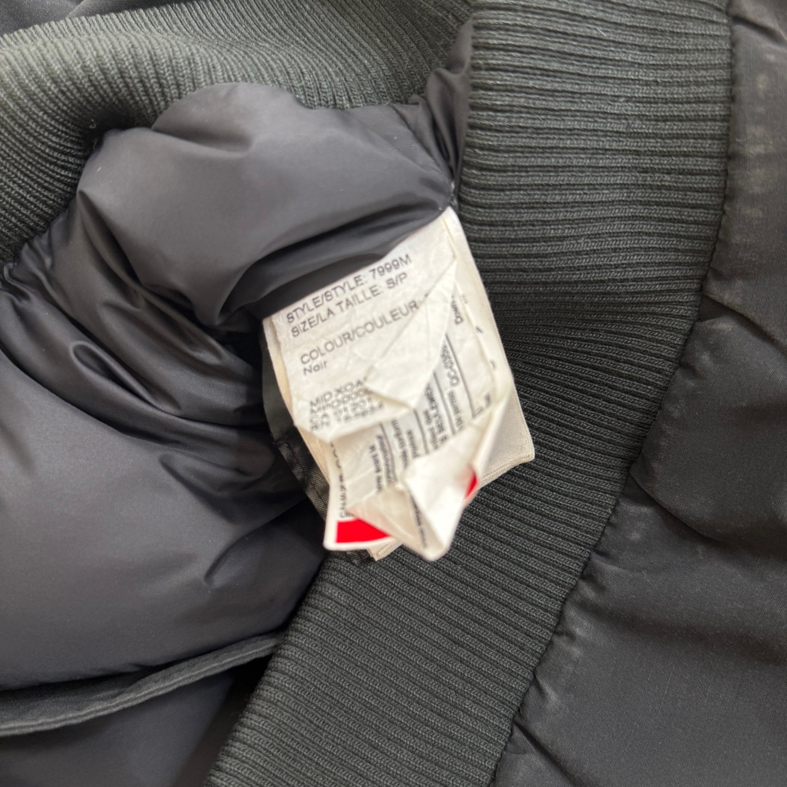 Men's Chilliwack Bomber Down Jacket Black Size S - Photo 5