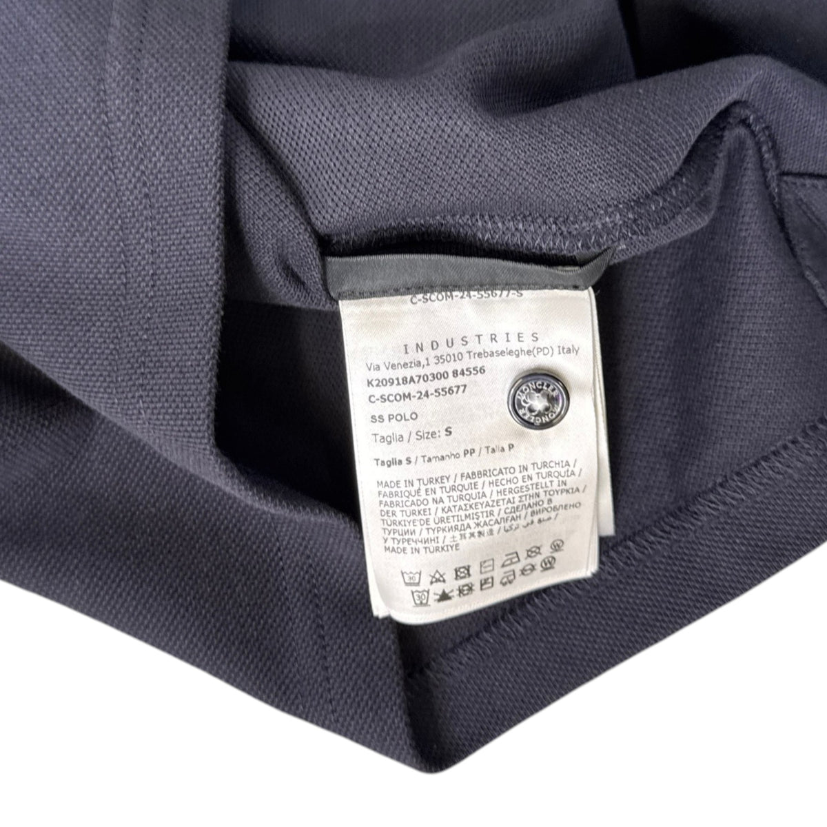 Men's SS Polo Shirt Navy Size S - Photo 10