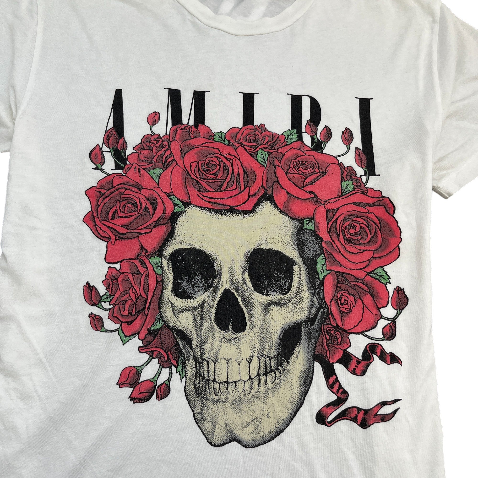 NWT MEN'S AMIRI factory SKULL AND ROSES SHIRT+!