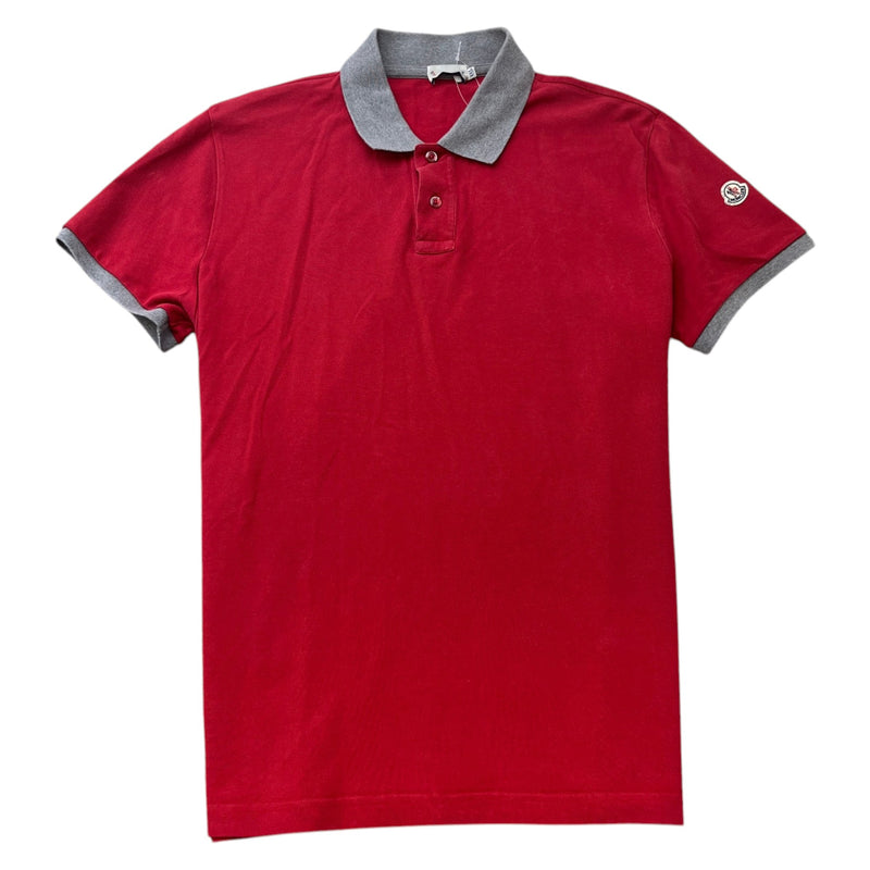 Men's Maglia Polo Shirt Red Size XXL