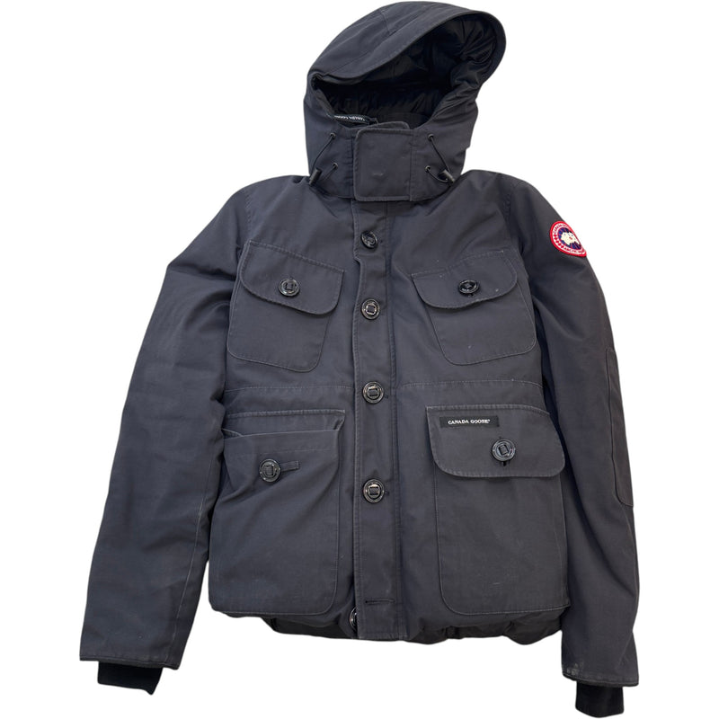 Men's Selkirk Parka Down Jacket Navy Size M