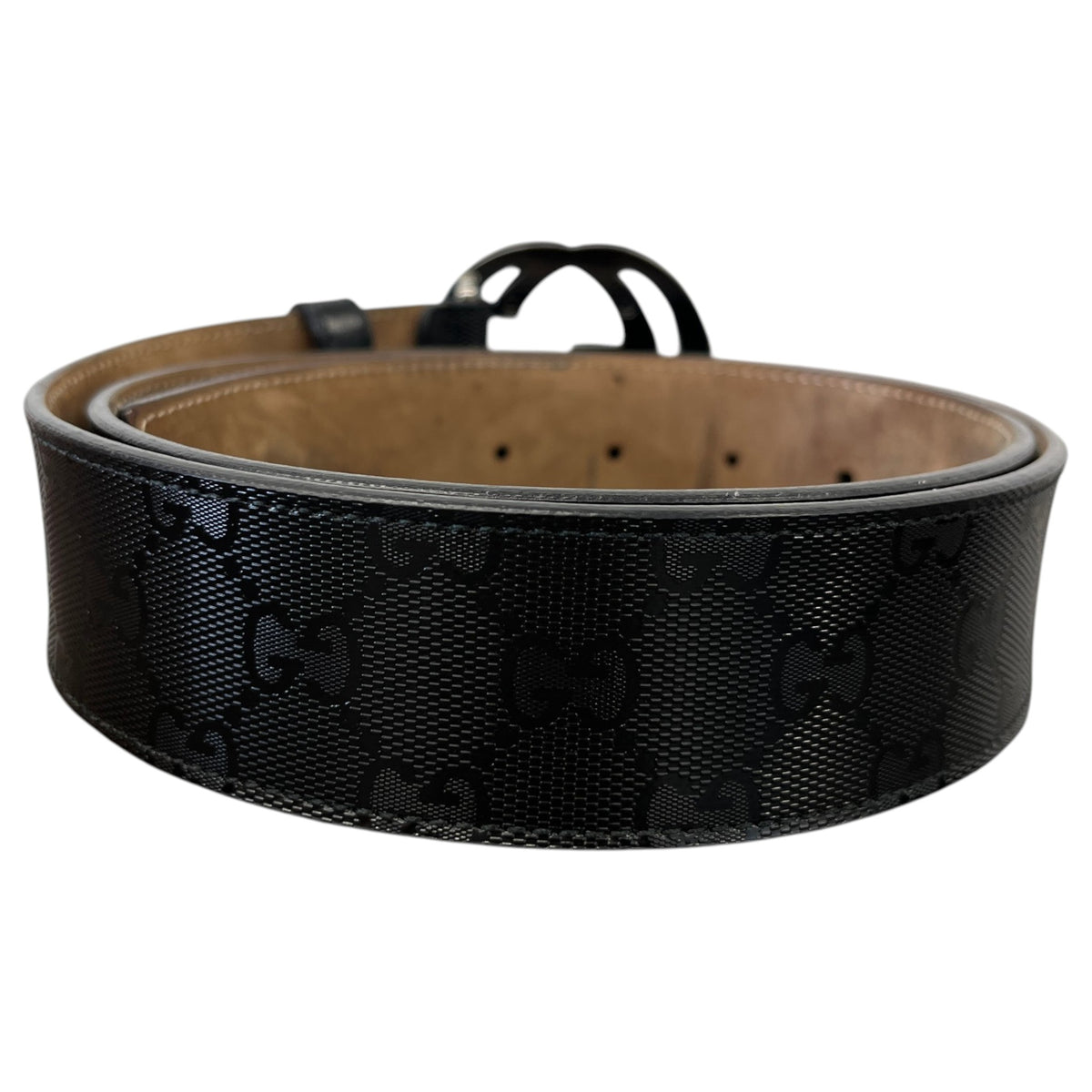 Men's GG Supreme Belt Black Size 30" - Photo 2