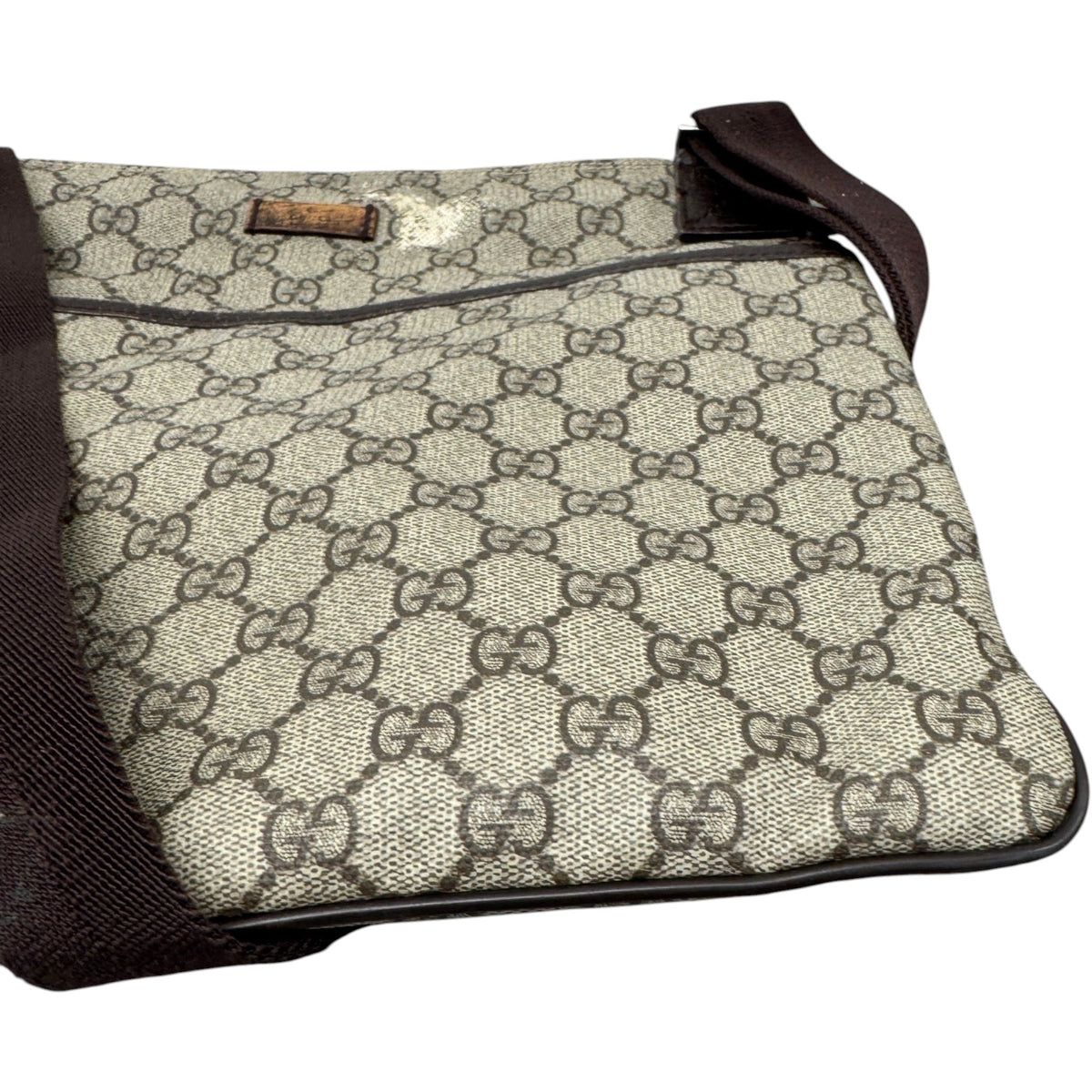 Men's GG Supreme Messenger Bag Beige - Photo 7