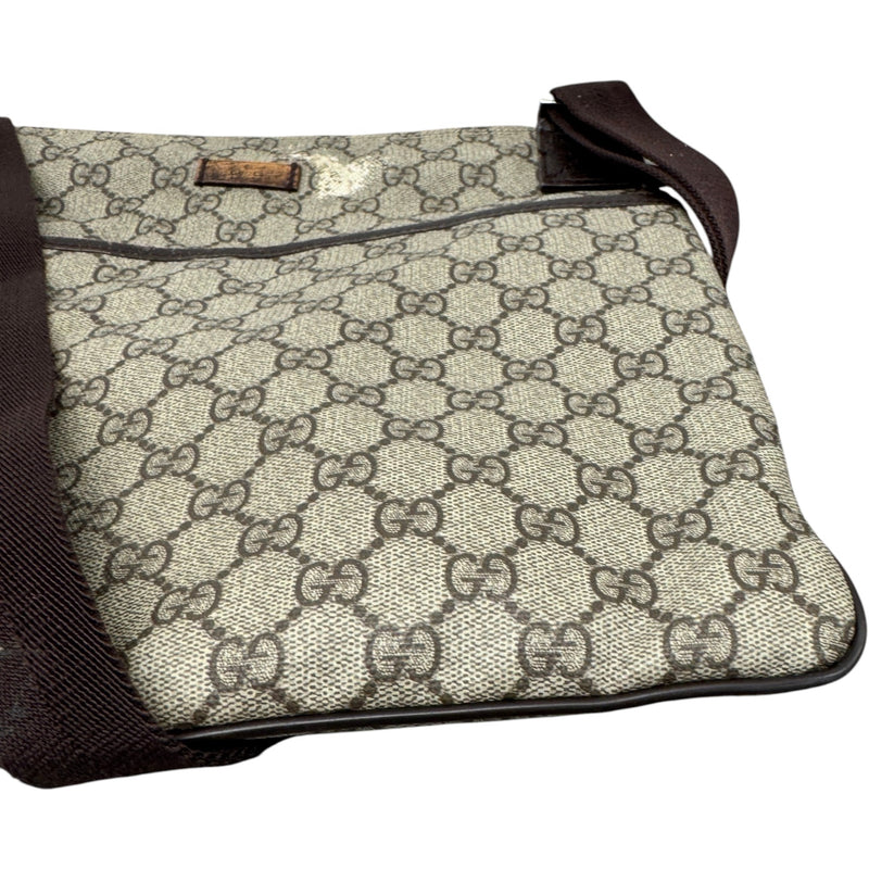 Men's GG Supreme Messenger Bag Beige