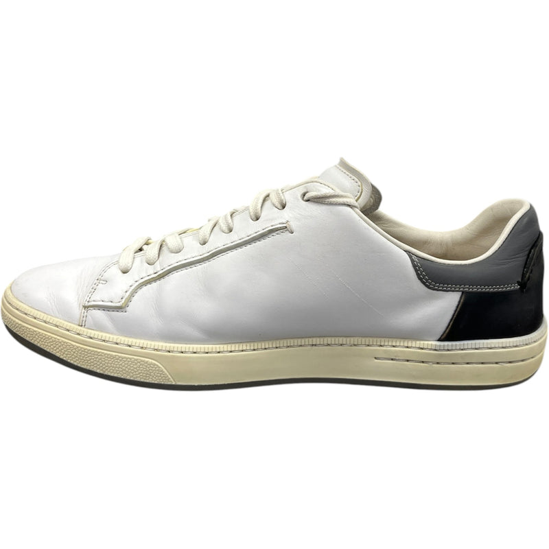 Men's Leather Low Trainers White Size UK 8 / EU 42