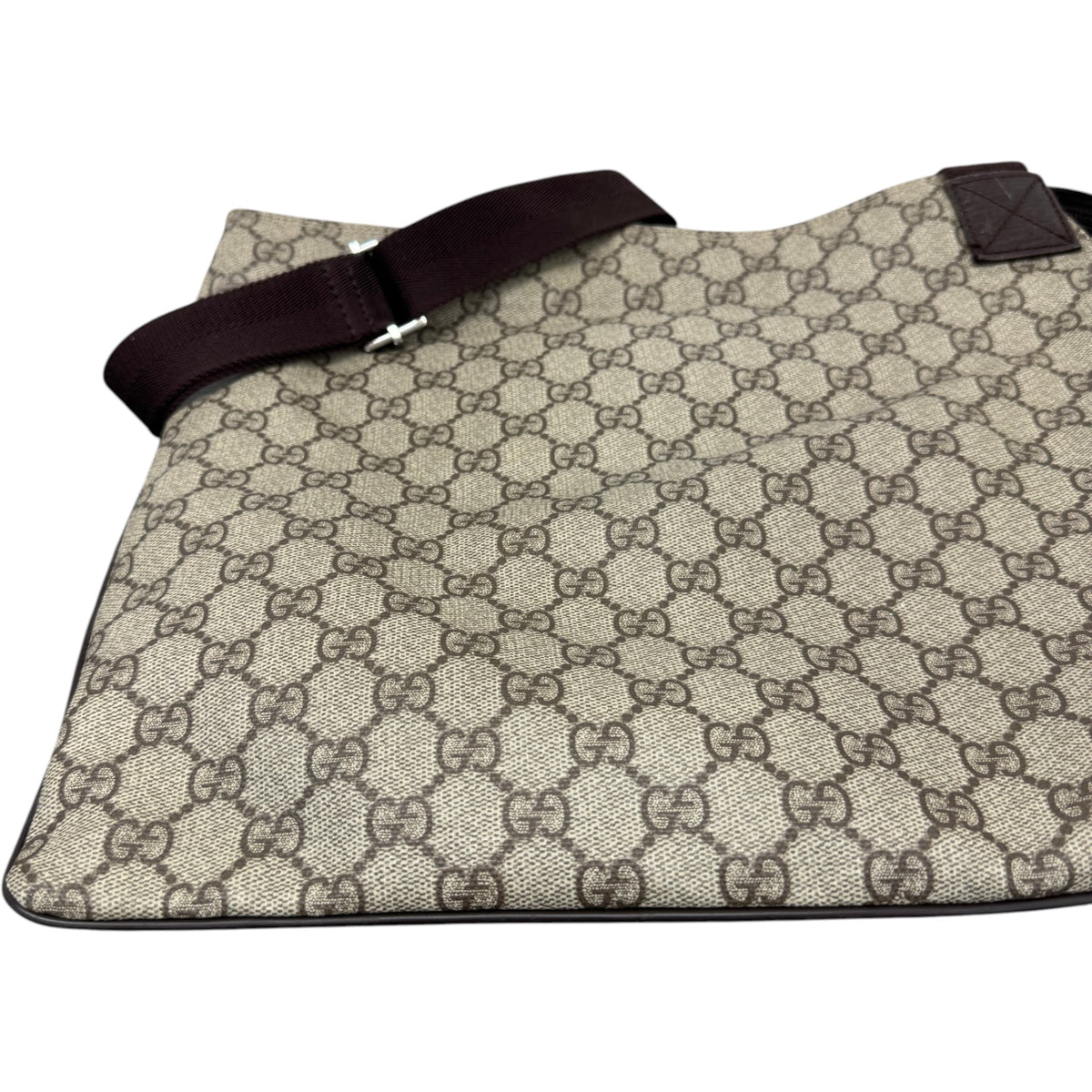 Men's GG Supreme Messenger Bag Beige - Photo 9