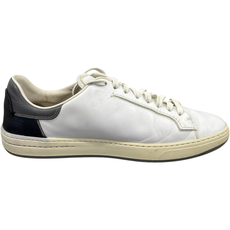 Men's Leather Low Trainers White Size UK 8 / EU 42