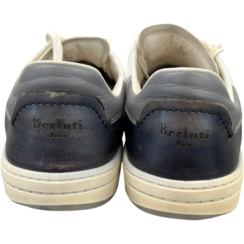 Men's Leather Low Trainers White Size UK 8 / EU 42