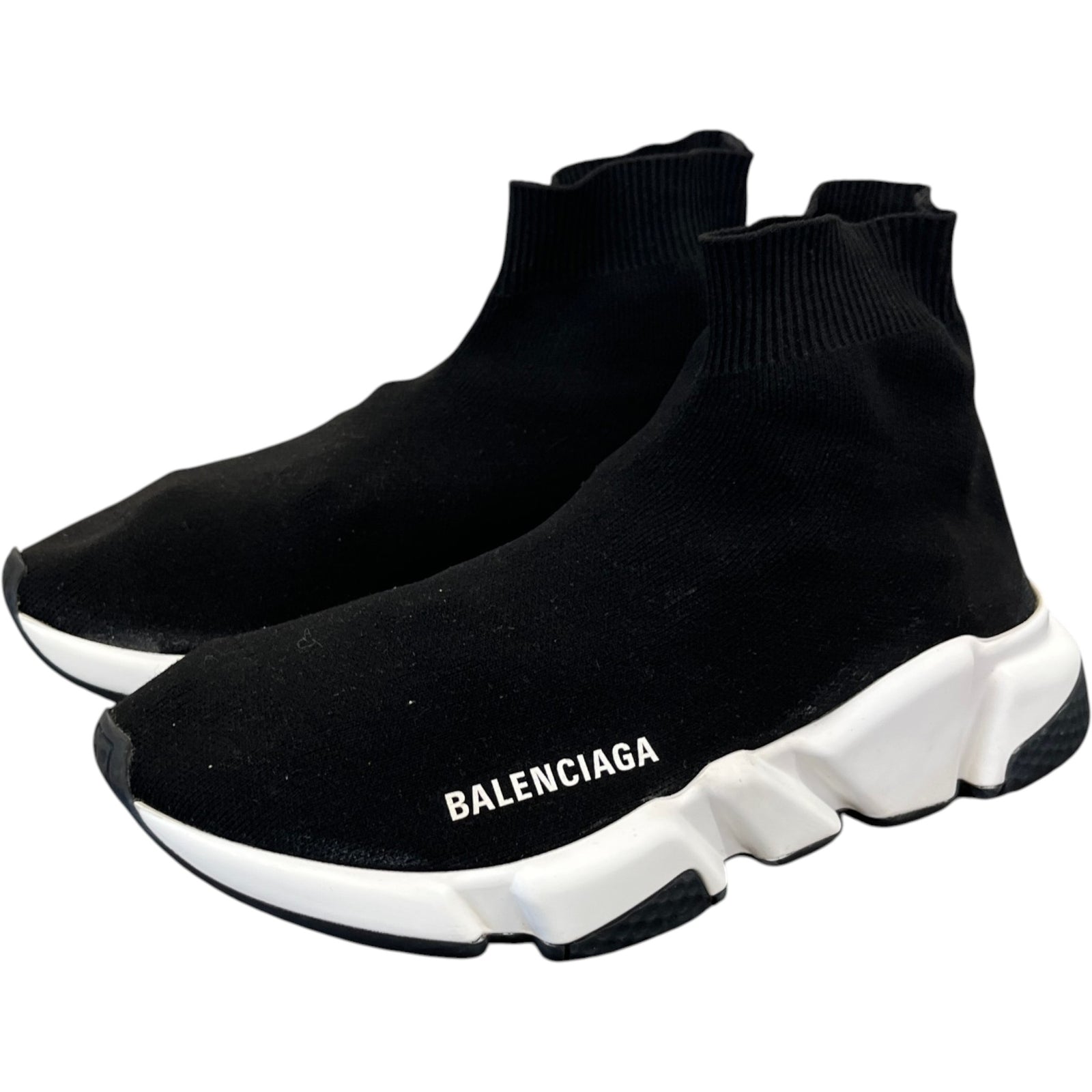 Women's Speed Sock High Trainers Black Size EU 37 / UK 4 - Photo 9