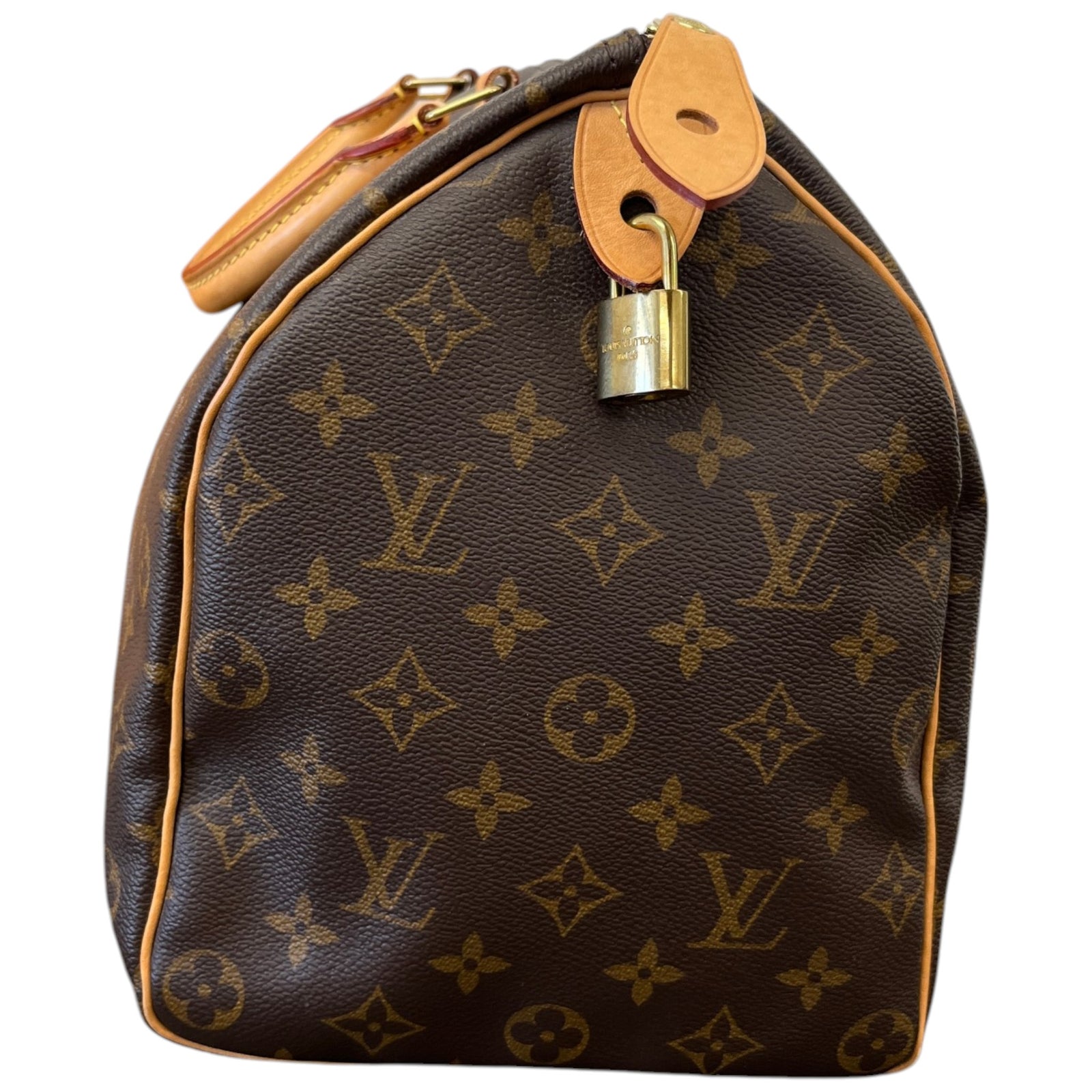 Women's Monogram Speedy 35 Bag Brown - Photo 6