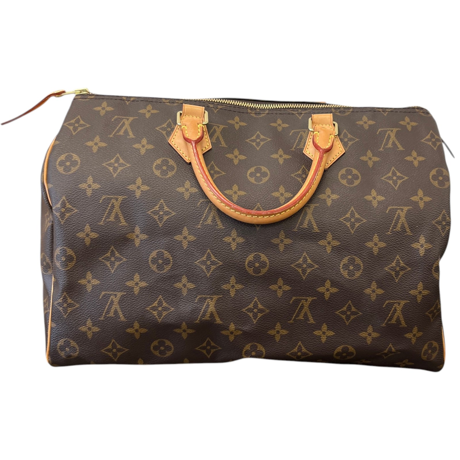 Women's Monogram Speedy 35 Bag Brown - Photo 3