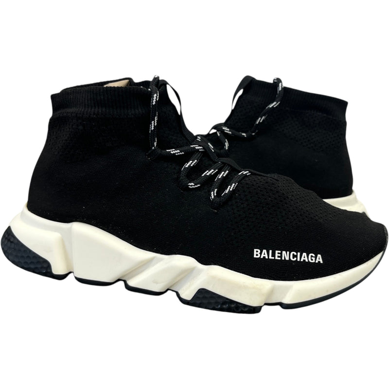 Men's Speed Lace-Up High Trainers Black Size EU 42 / UK 8