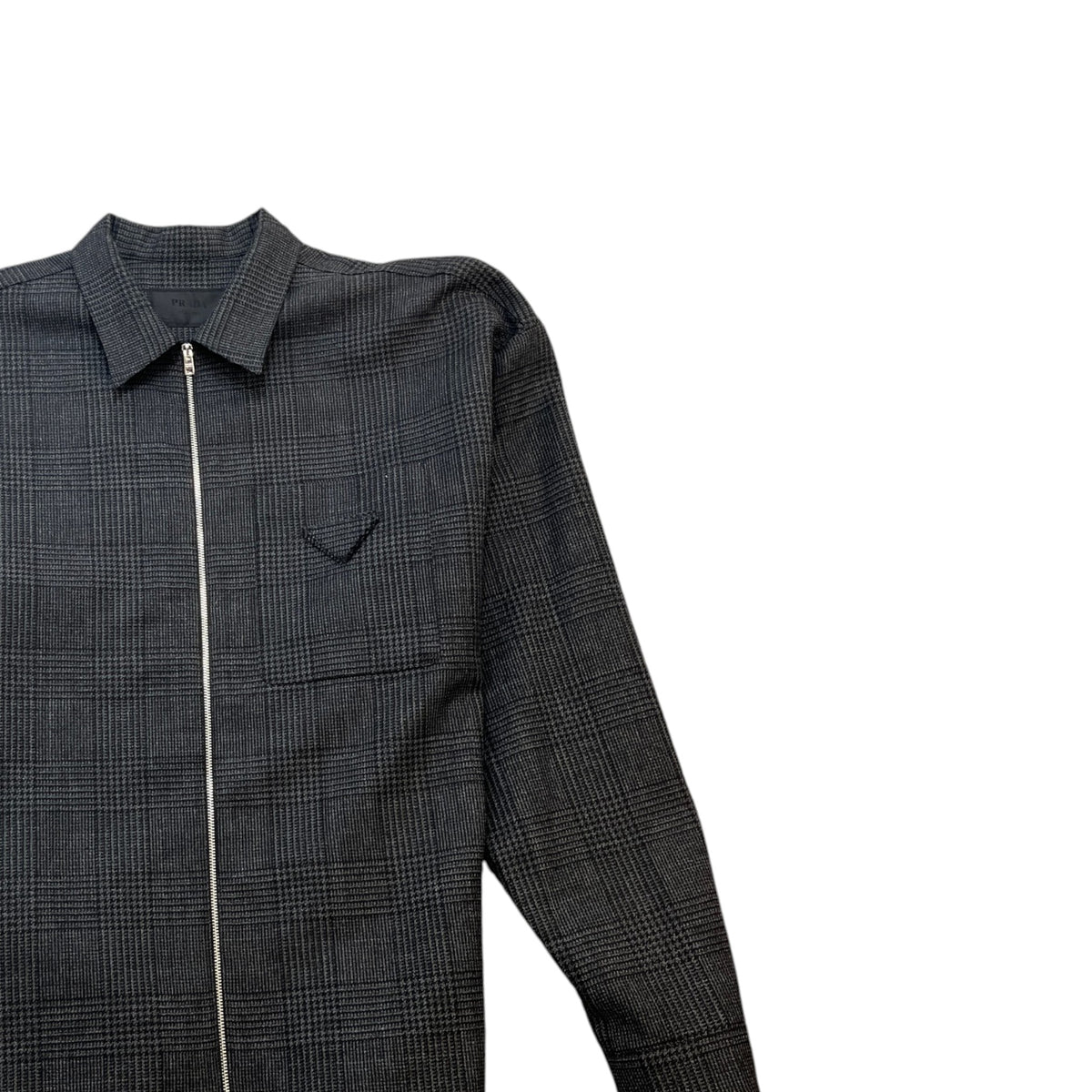 Men's Triangle Logo Jacket Grey Size XL - Photo 3