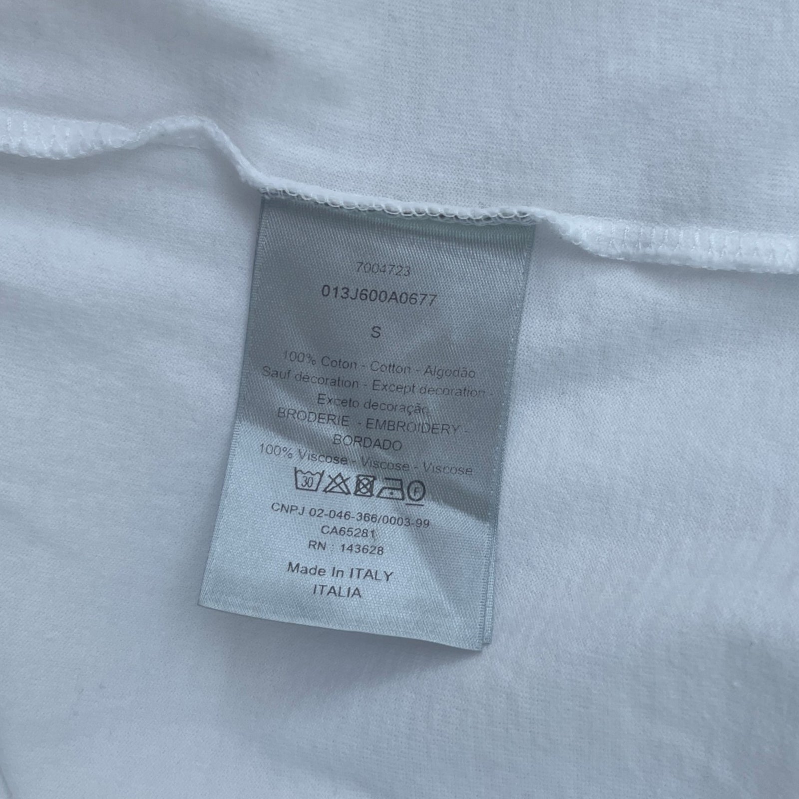 Men's CD Icon T-Shirt White Size S - Photo 8