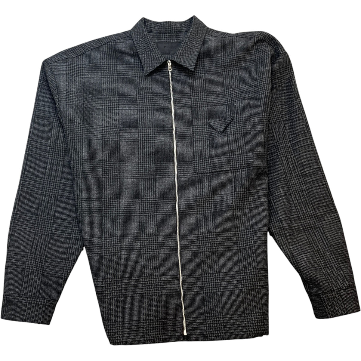 Men's Triangle Logo Jacket Grey Size XL - Photo 1