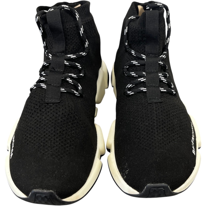 Men's Speed Lace-Up High Trainers Black Size EU 42 / UK 8