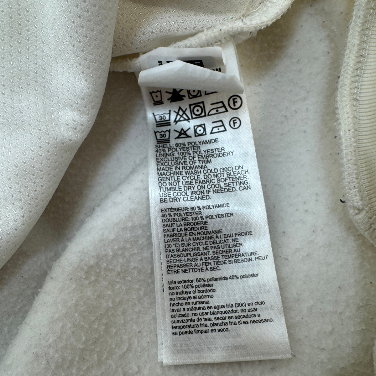 Men's Science Research Hoodie White Size L - Photo 6