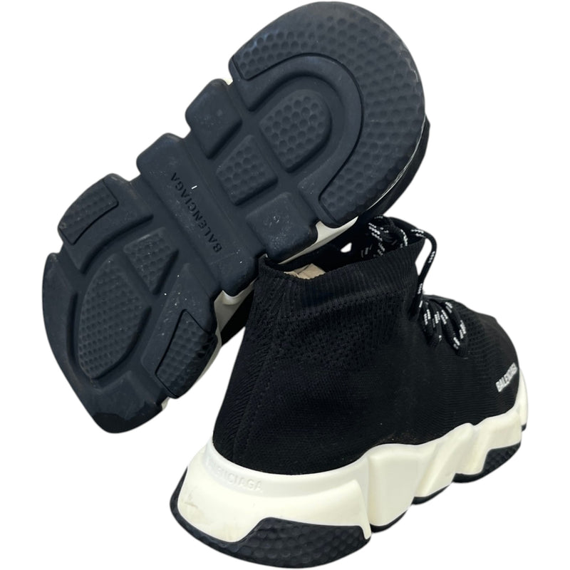Men's Speed Lace-Up High Trainers Black Size EU 42 / UK 8