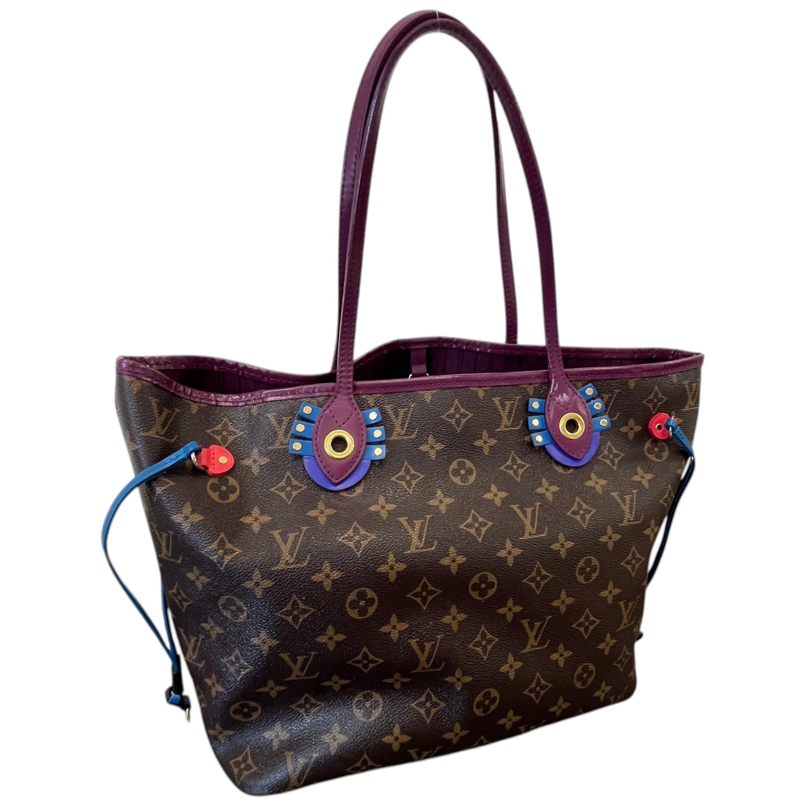 Women's Monogram Totem Neverfull MM Handbag Brown - Photo 5