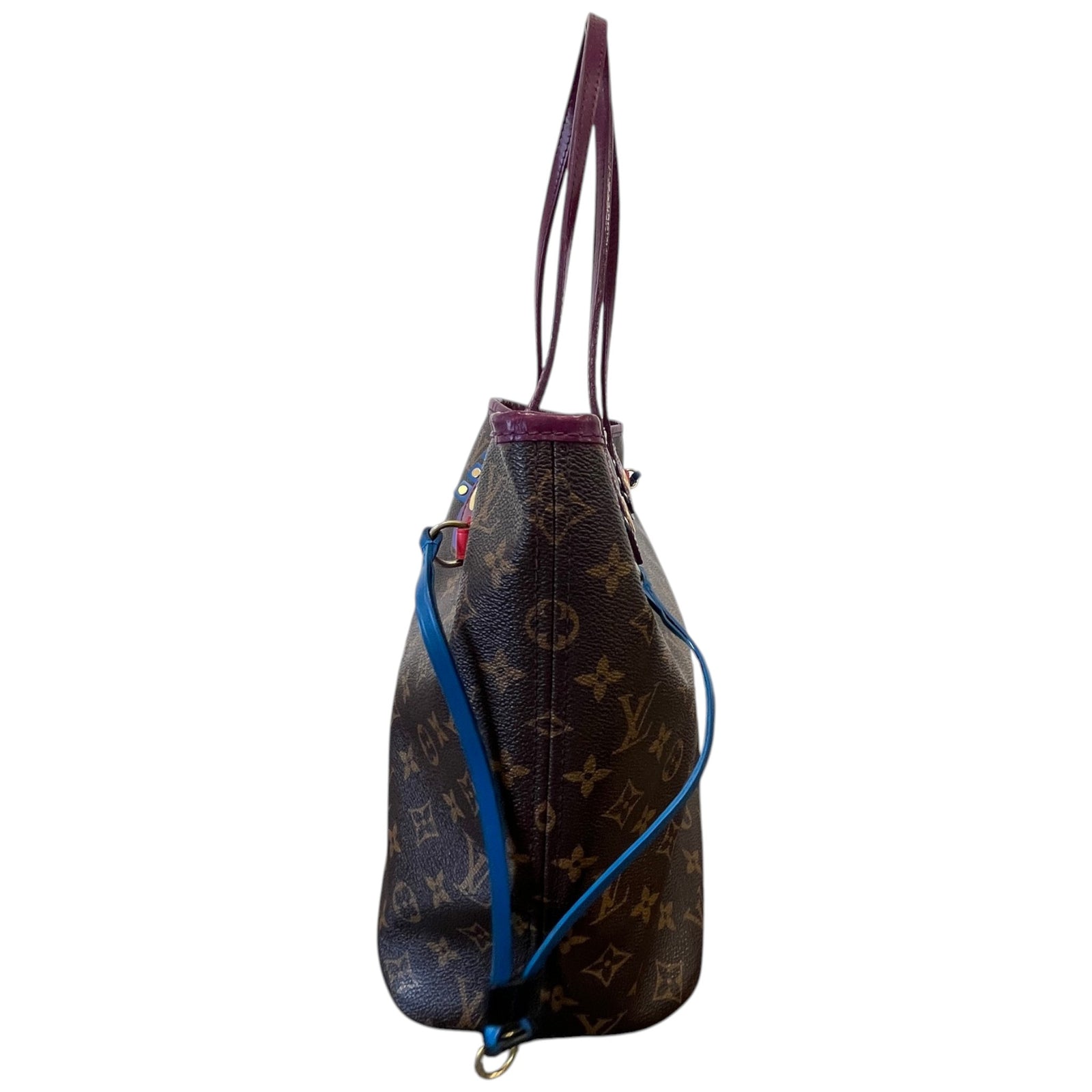 Women's Monogram Totem Neverfull MM Handbag Brown - Photo 6