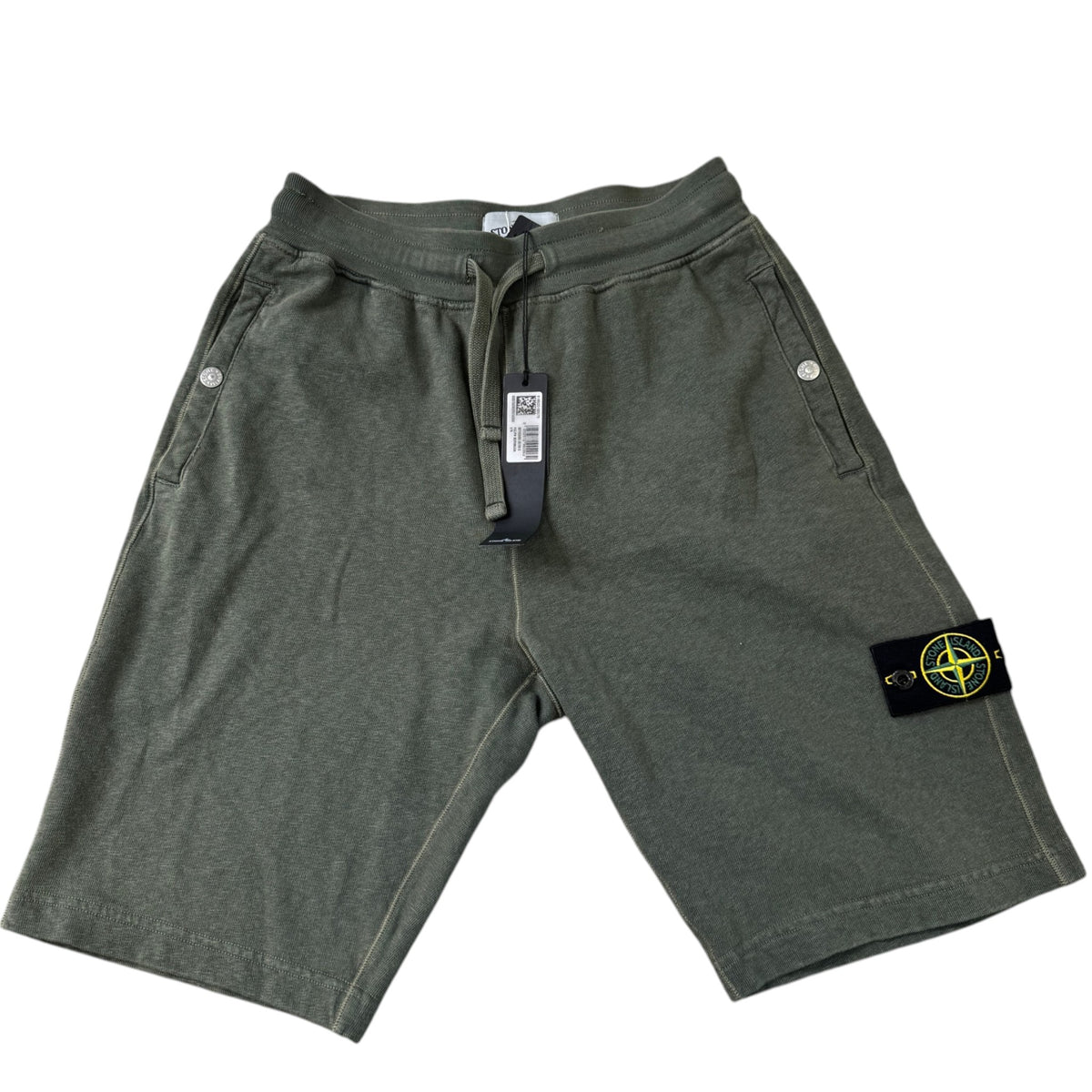 Men's Applique Logo Shorts Khaki Size S / W30 - Photo 1