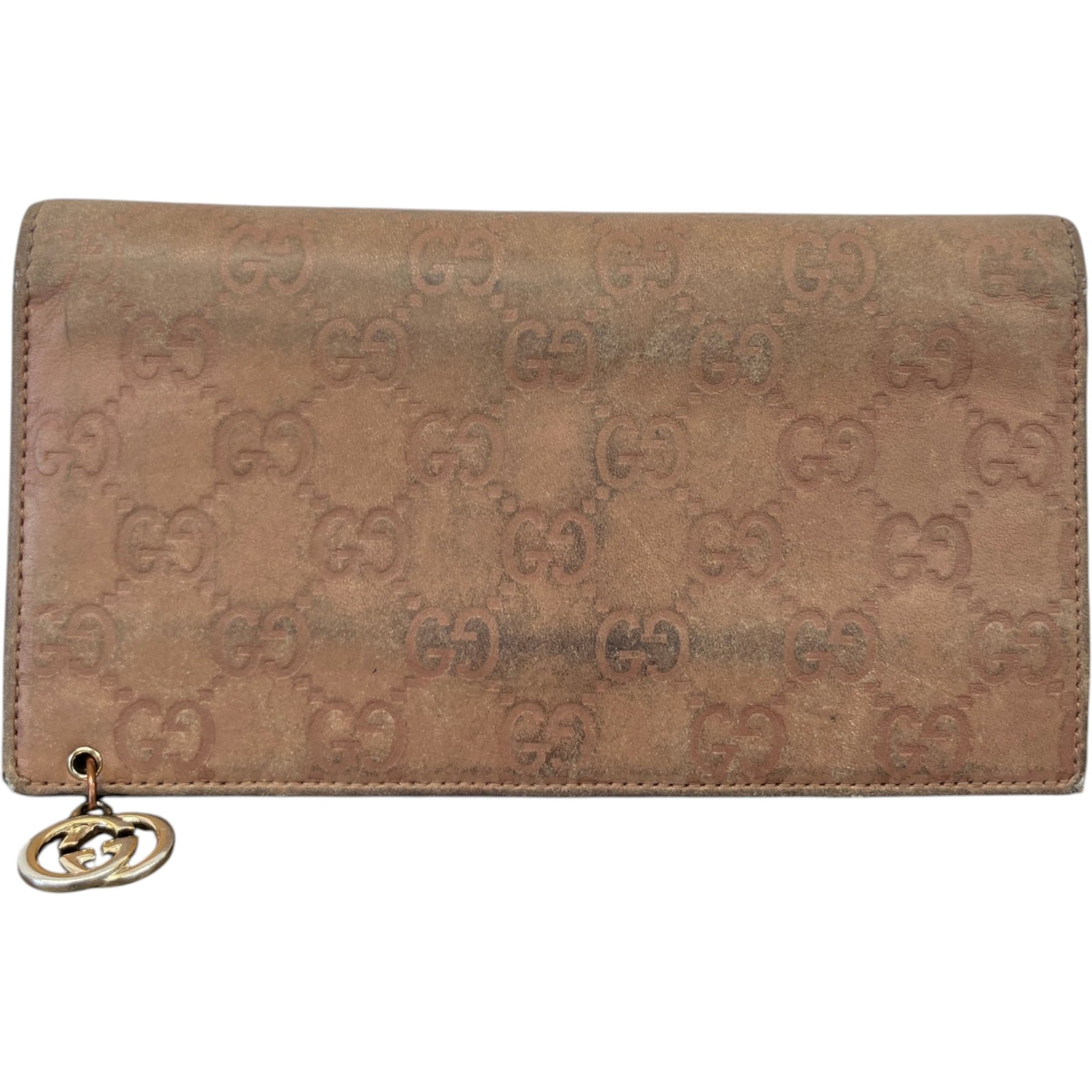 Women's Guccissima Continental Wallet Beige - Photo 1