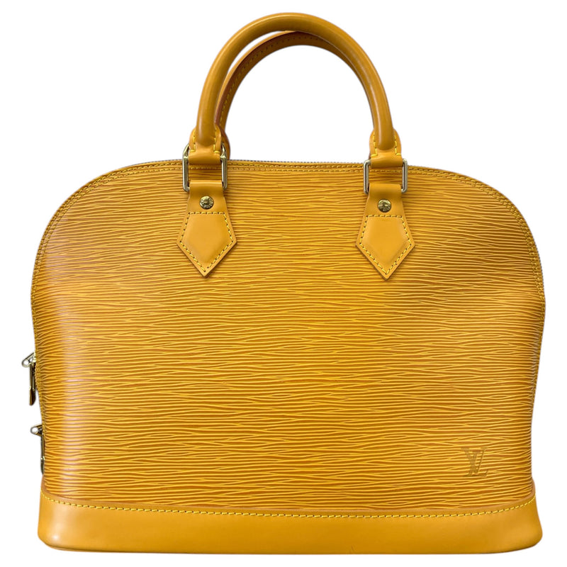 Women's Epi Leather Alma PM Handbag Yellow