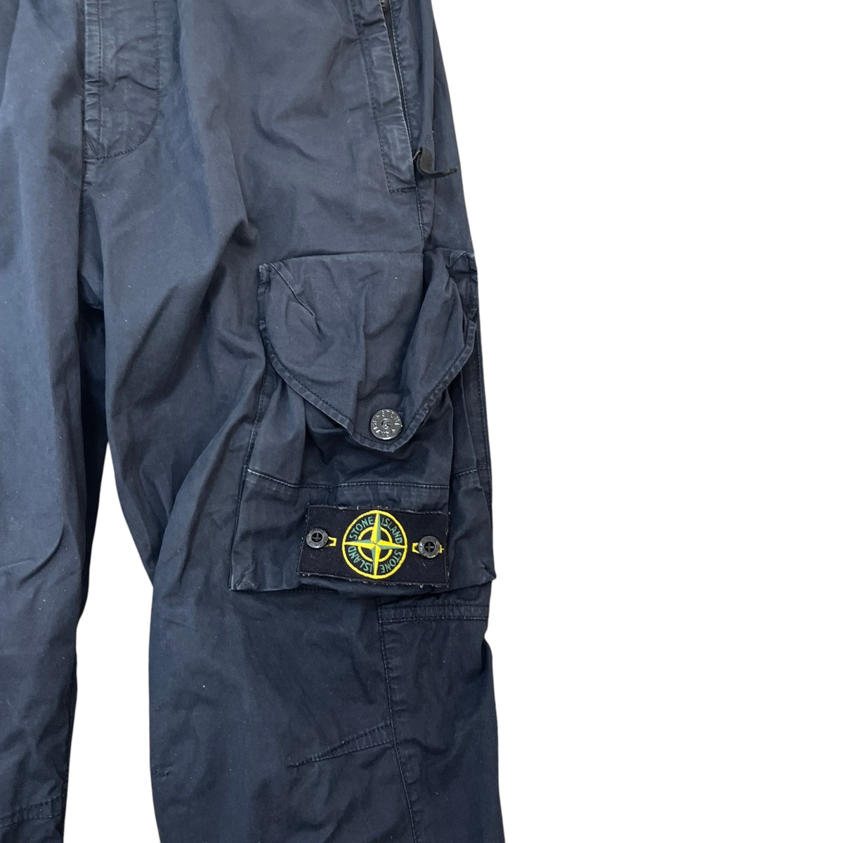 Men's Applique Logo Cargos Navy Size S / W30 - Photo 5