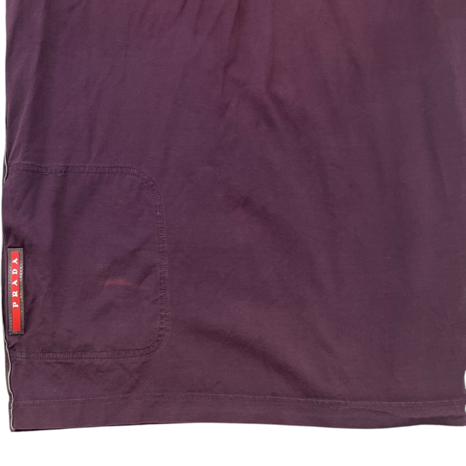 Men's Linear Rosa Polo Shirt Burgundy Size L - Photo 5