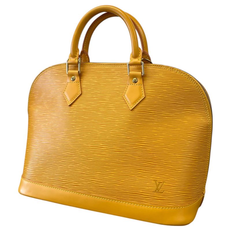 Women's Epi Leather Alma PM Handbag Yellow