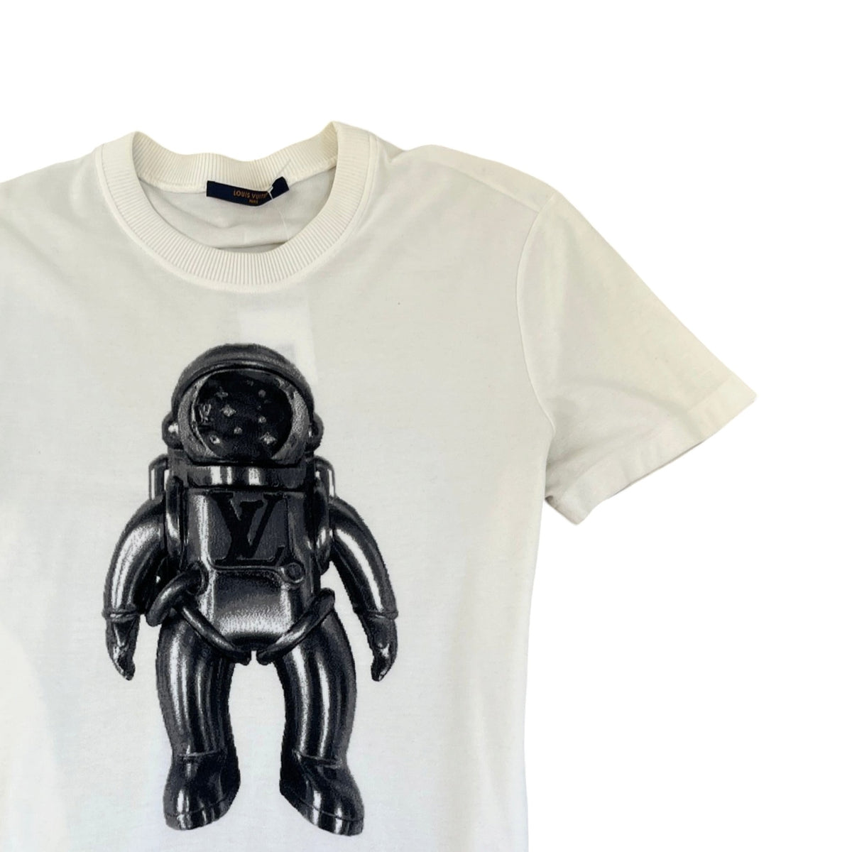 Men's LV Astronaut T-Shirt White Size S - Photo 3