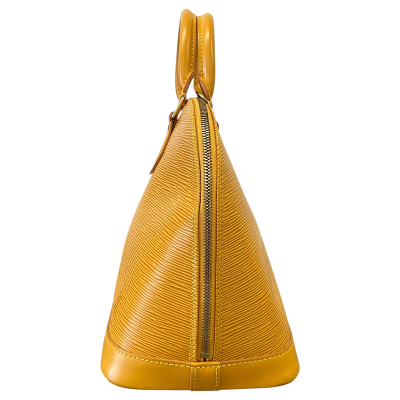 Women's Epi Leather Alma PM Handbag Yellow