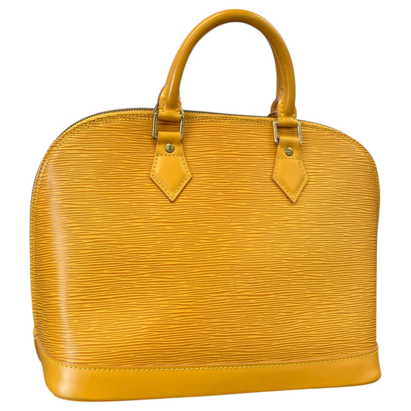 Women's Epi Leather Alma PM Handbag Yellow
