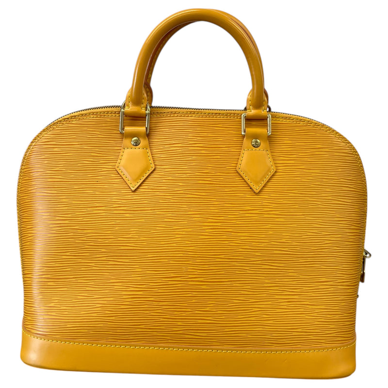 Women's Epi Leather Alma PM Handbag Yellow
