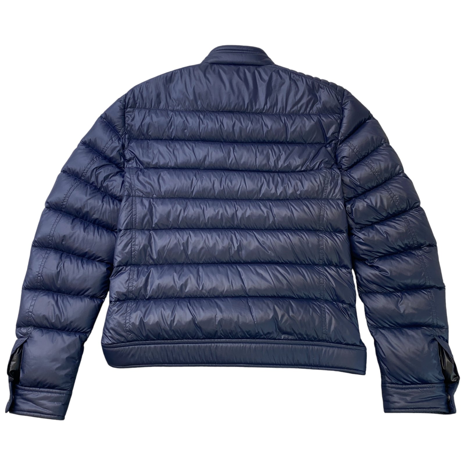Men's Plaque Logo Down Jacket Blue Size IT 46 / S - Photo 2