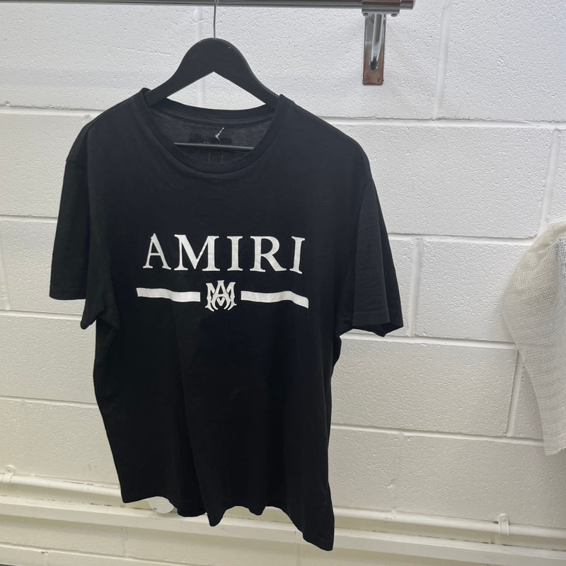 Men's Logo Print T-Shirt Black Size L