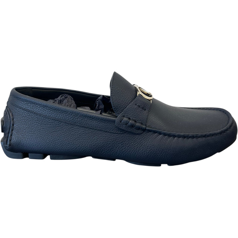 Men's Calfskin Odéon Loafers Navy Size UK 10 / EU 44