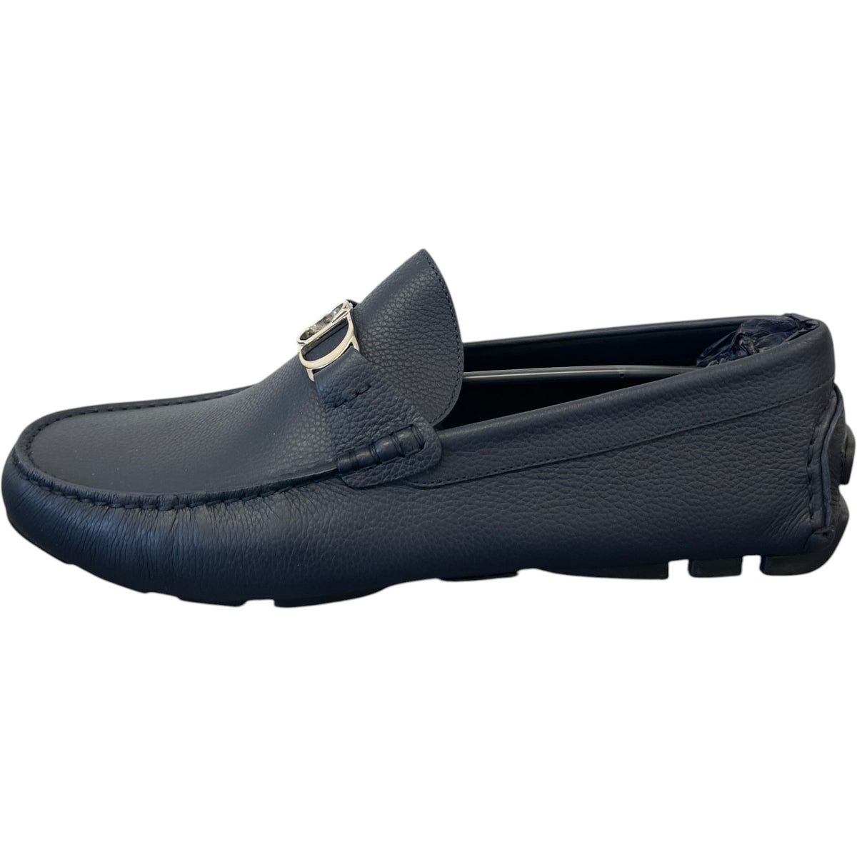 Men's Calfskin Odéon Loafers Navy Size UK 10 / EU 44 - Photo 5