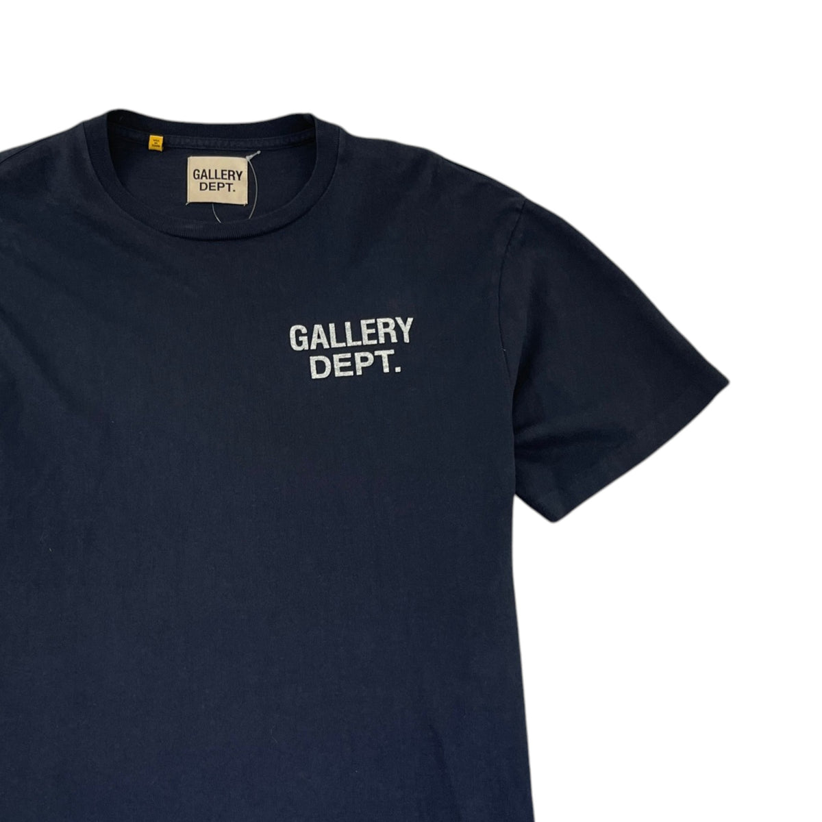 Men's Logo Print T-Shirt Navy Size L - Photo 3
