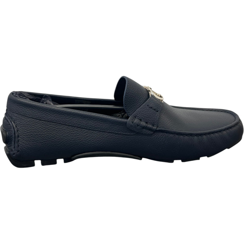 Men's Calfskin Odéon Loafers Navy Size UK 10 / EU 44