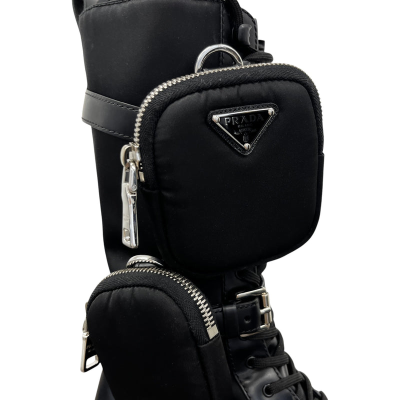 Women's Monolith Biker Boots Black Size EU 38.5 / UK 5.5