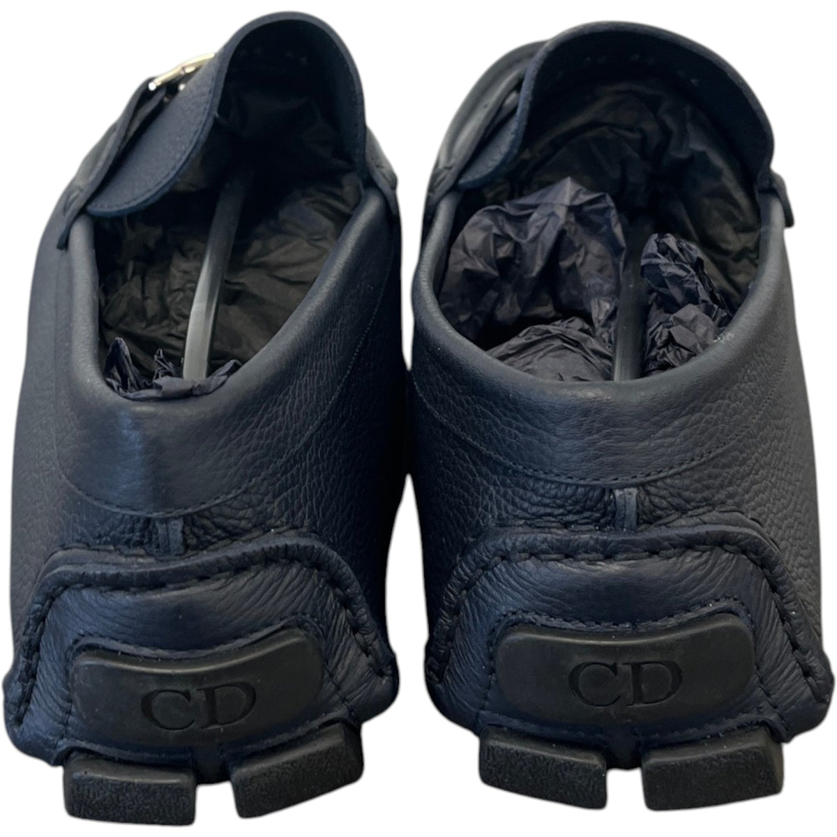 Men's Calfskin Odéon Loafers Navy Size UK 10 / EU 44 - Photo 6