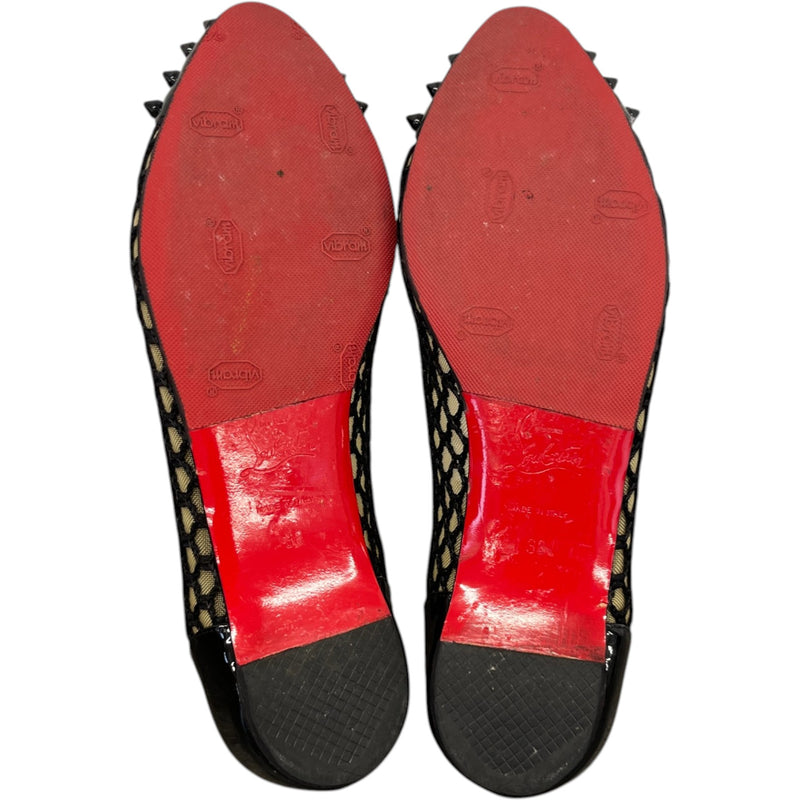Women's Mix Flat Mules Black Size EU 38 / UK 5