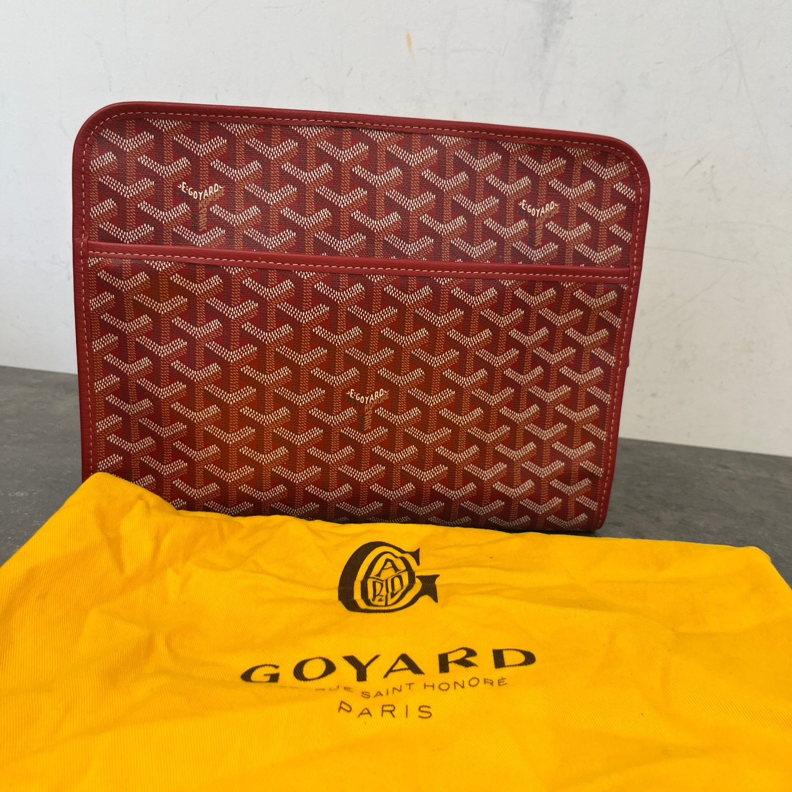 Men's Jouvence GM Toiletry Bag Red - Photo 11