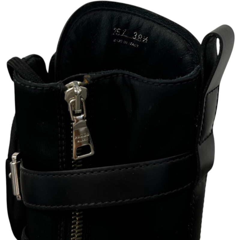 Women's Monolith Biker Boots Black Size EU 38.5 / UK 5.5