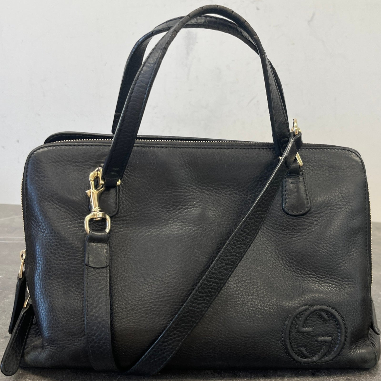 Women's Gg Soho Convertible Bag Black - Photo 13