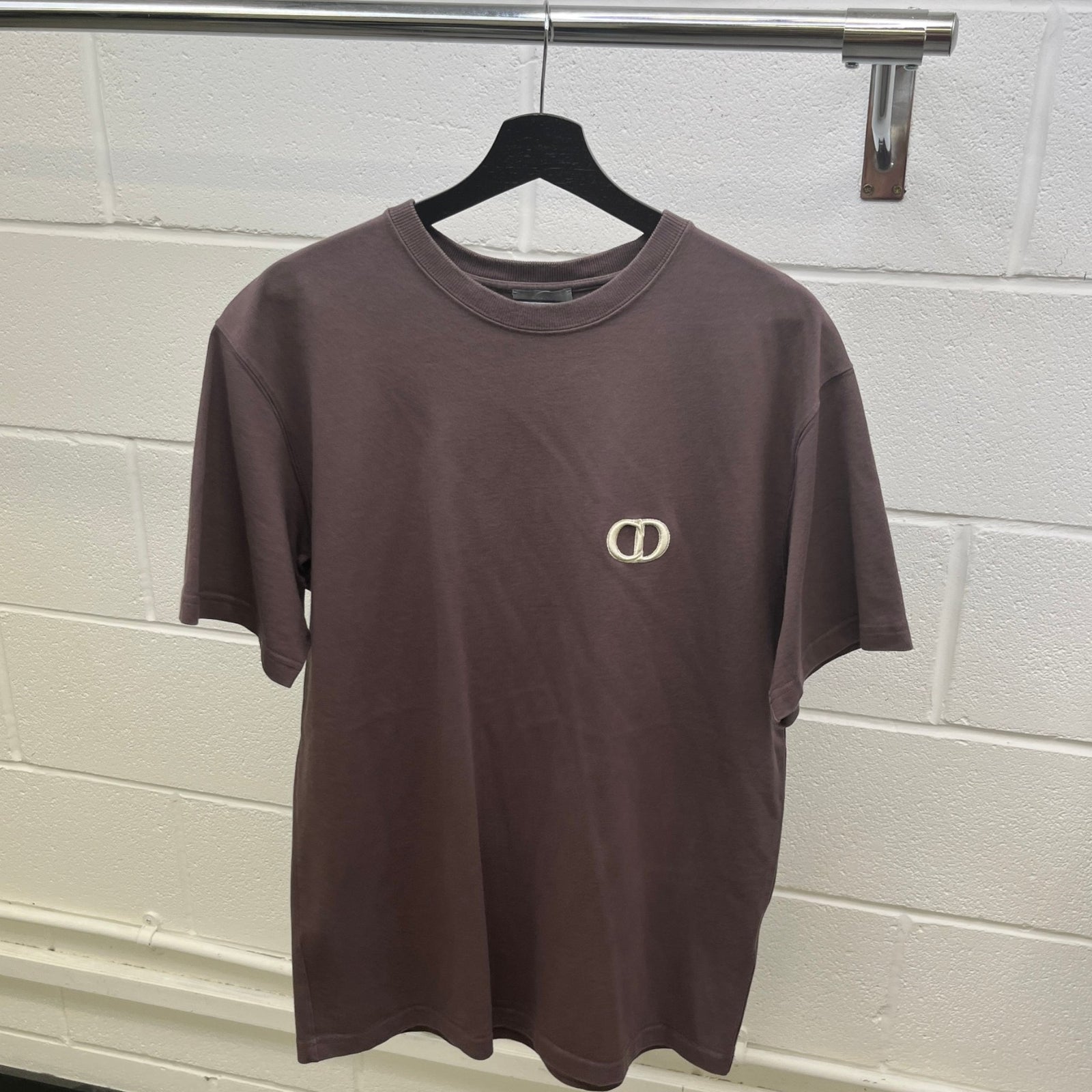 Men's CD Icon T-Shirt Burgundy Size L - Photo 8