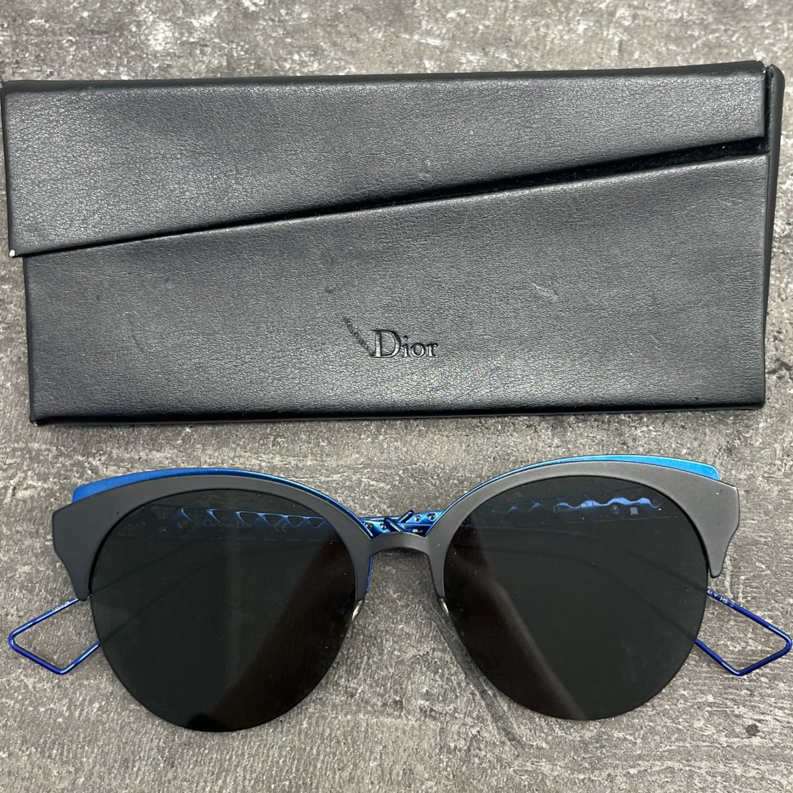 Women's Diorama Club Sunglasses Blue - Photo 8