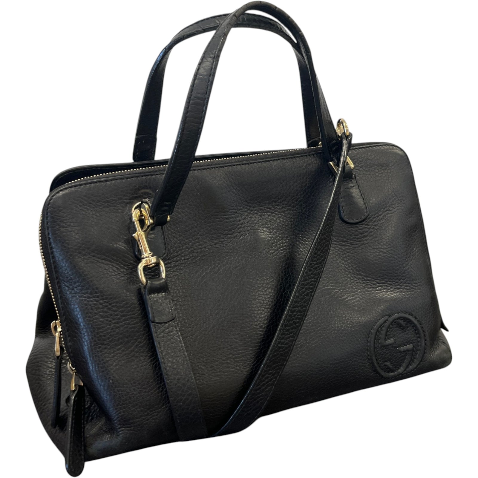 Women's Gg Soho Convertible Bag Black - Photo 4