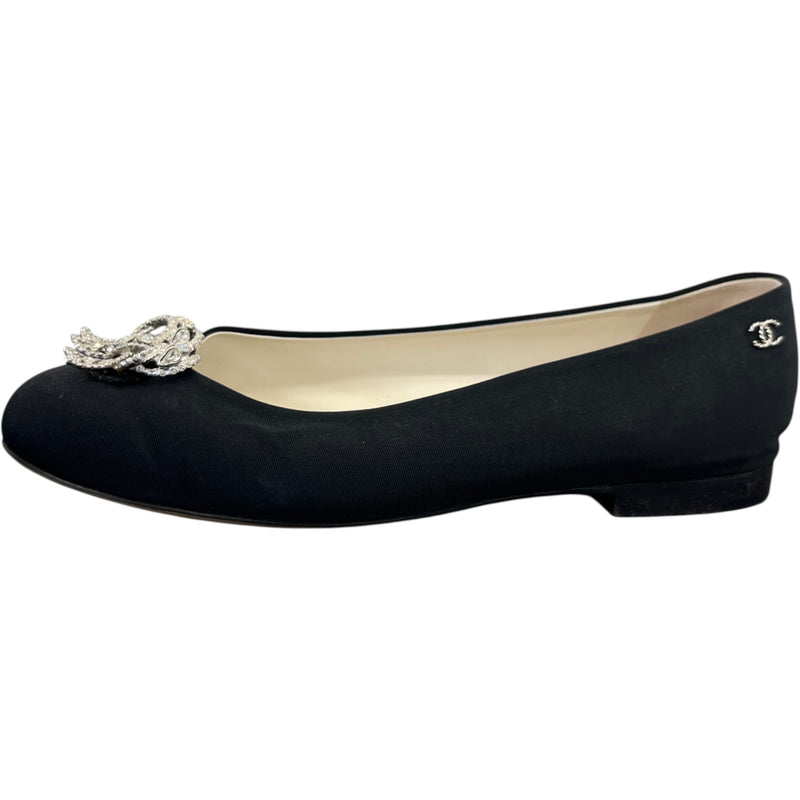 Women's Grosgrain Cap Toe Logo Mules Black Size EU 38 / UK 5